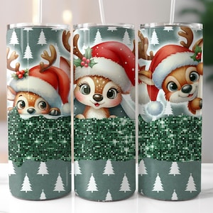 Weihnachten Tumbler Wrap Sublimationsentwürfe - Weihnachtsbecher png - Weihnachten png - Tumbler Designs - 20 Unzen Tumbler Wrap - Digital Png