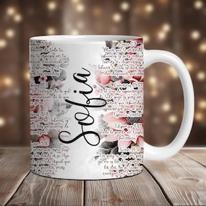 Spanish Christian Mug Sublimation Design, Spanish  Bible Verse Mug Wrap PNG, 11 oz Mug Wrap, 15 oz Mug Wrap, Spanish Mug Wrap Sublimation