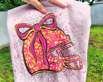Helmet Football Coquette PNG Pink School Spirit Png, Football Png, Faux Glitter Sports, Digital Download