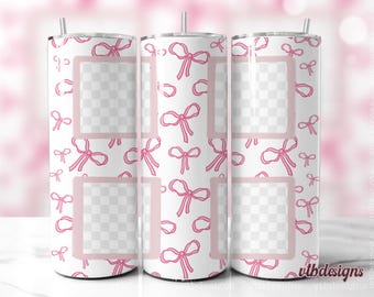 Coquette Photo Tumbler Wrap, Picture Tumbler Png, Sublimation Designs, Digital Download
