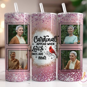 Photo Memorial Tumbler Wrap, Child Memorial Sublimation Tumbler Designs, 20oz Skinny Tumbler Design Png, Photo Tumbler, Digital File