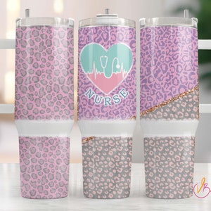 Nurse 40oz Tumbler Wrap Png, Nurse 40oz Wrap, 40oz Sublimation, Nurse 40oz Quencher, Nurse Png, Nurse Sublimation, Nurse Practitioner Png