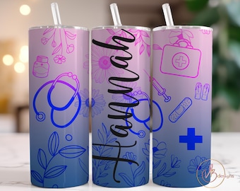 Nurse Tumbler Wrap Png Sublimation Designs, Nurse png Tumbler Designs, Nurse Sublimation png, Digital Download, Digital png