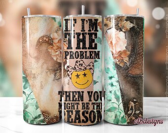 Western Leopard Mama Tumbler Wrap PNG, Trendy Mama Cowgirl