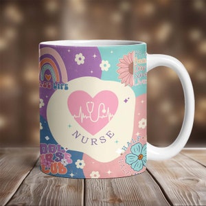 Nurse Mug Wrap PNG, Mug Sublimation Designs, 11 oz Mug Wrap, 15 oz Mug Wrap,Teacher Mug Wrap, Coffee Mug Wrap Nurse, Mug Wrap Png