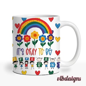 Autisme koffiemok wrap PNG, mok sublimatie ontwerpen, 11 oz mokomslag, 15 oz mokomslag, autisme mok sjabloon voor sublimatie, digitale download