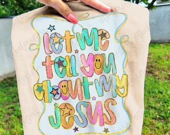Let me Jesus religieus sublimatieontwerp png-PNG (digitale download)