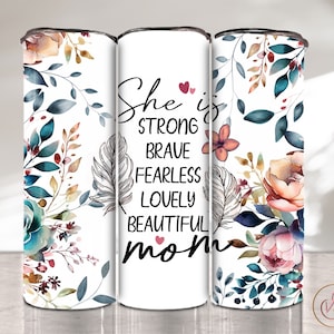 Mother&#39;s Day Quote Mom Quote Mom Tumbler Wrap PNG Seamless Tumbler Designs 20oz Skinny Tumbler Templates