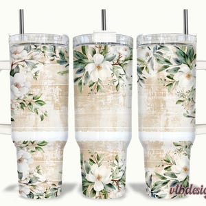 Floral 40oz Tumbler Wrap Sublimation PNG Wood 40oz Tumbler PNG, Retro 40oz Sublimation Design, Vintage 40oz Quencher