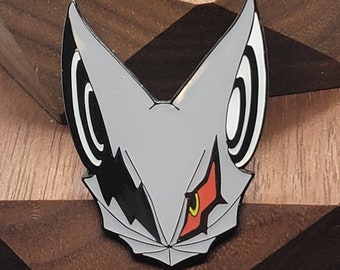 Glow-in-the-Dark Jackal Mask Pin