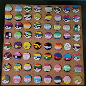PKM Pride Enamel Pins - Over 60 Different Pride Flags
