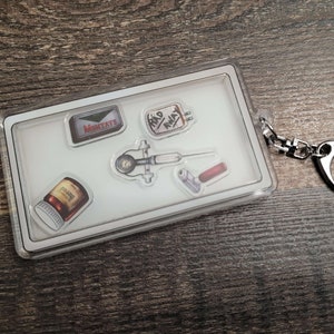 Wasteland First Aid Kit Shaker Keychain