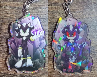 Two-Sided Dark Creature Keychain