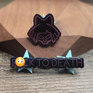 MOXES Glow-in-the-Dark zweiteiliges Emaille Pin Set