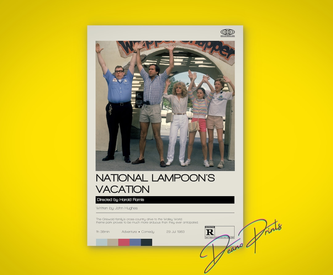 National Lampoons Vacation Movie Poster Personalise Etsy