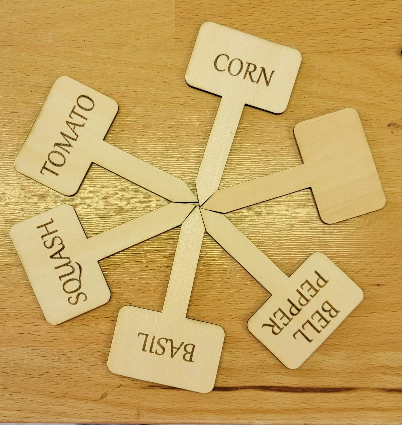 10 Garden Plant Label Stakes Etsy