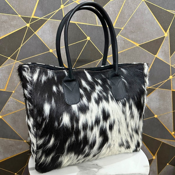 Cowhide Purse Etsy