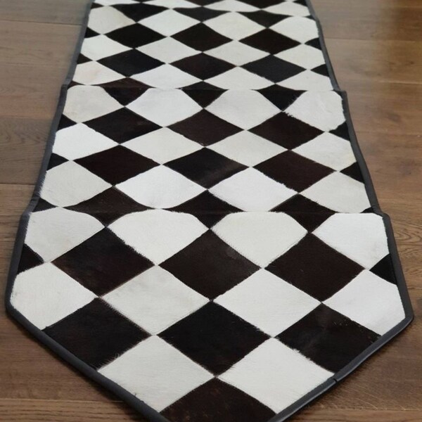 Cowhide Table Runner Etsy
