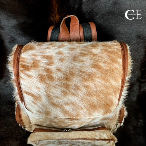 TRAVEL BACK PACK | Cowhide Backpack Bag | Laptop Back Pack | Cow Skin shops Backpack Cowhide Diaper Bag | Cow Hair Backpack | Cowhide Shoulder Bag