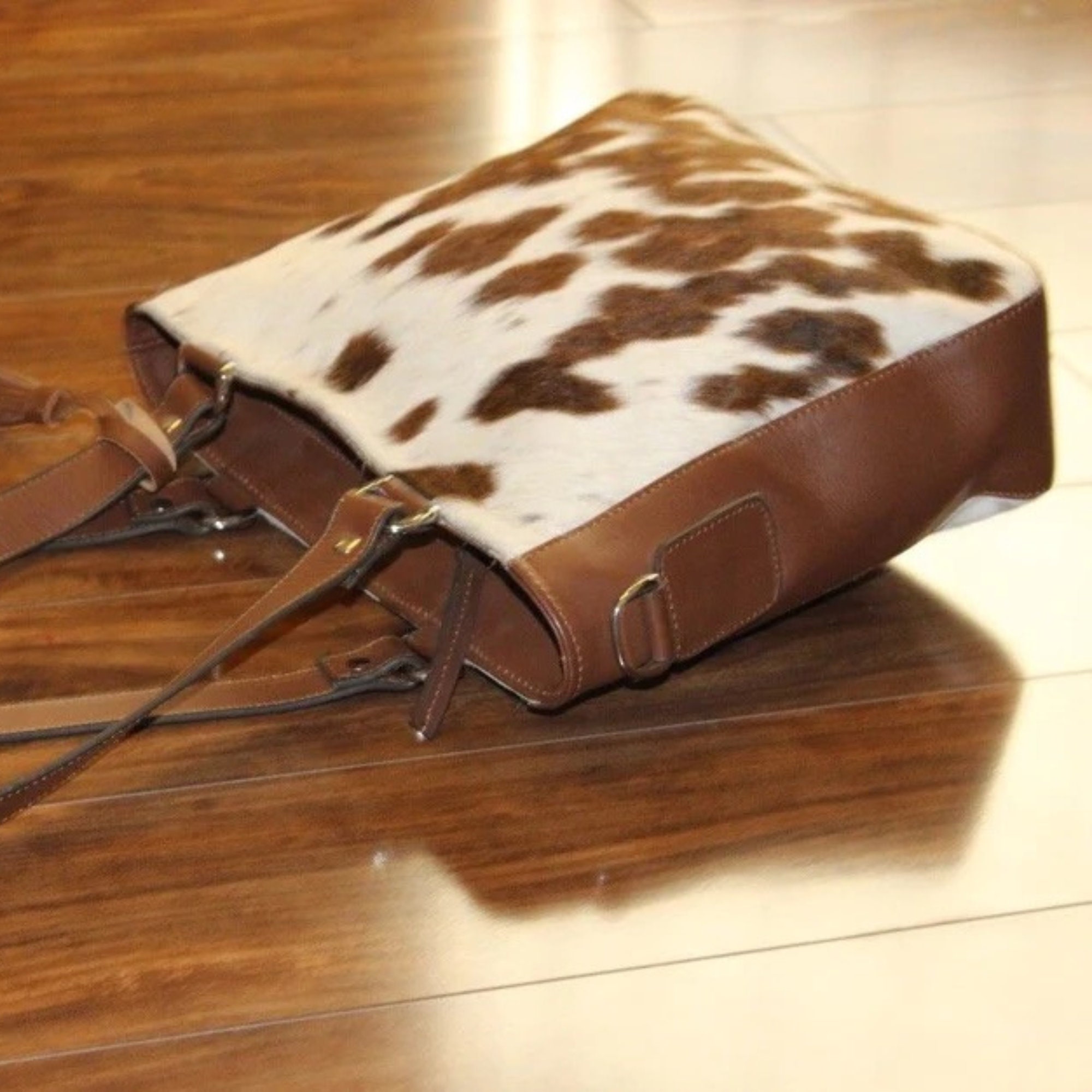 COWHIDE SHOULDER BAG Cowhide Leather Bag Cowhide Hairon Etsy