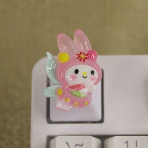 Teclas de personajes Kawaii, teclas de gatito, teclas de melodía, teclas de animales, teclas lindas - 1pc