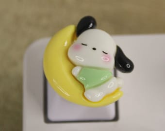 Kawaii Character Keycaps, Pochy Keycaps, animal keycaps, cute keycaps - 1pc