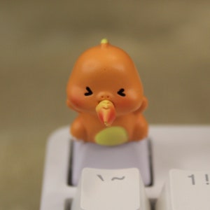 Kawaii Poke Character Keycaps, animal keycaps, cartoon game character - 1pc