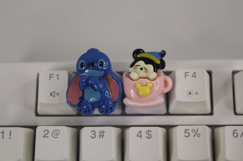 Cartoon Character Keycap, Alien Keycap, Mouse Keycap, Cartoon Keycap ...