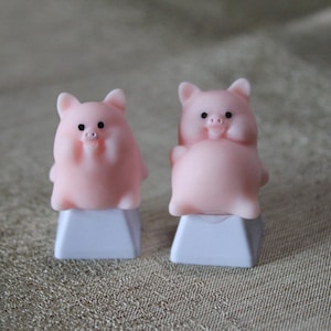 Keycaps kawaii varken, dieren keycaps, schattige keycaps - 1 st