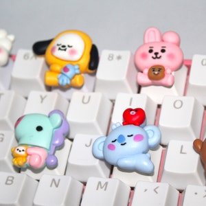 Kawaii KPOP Keycap, Animal keycap - 1pc