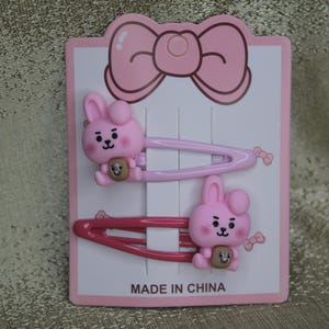 Pasadores para el cabello KPOP, pinzas para el cabello KPOP - 2 piezas