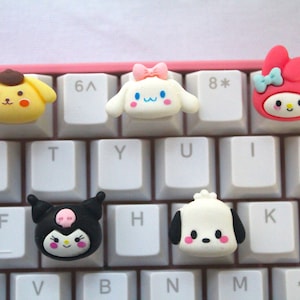 Kawaii Character Keycaps, animal keycaps, cute keycaps - 1pc
