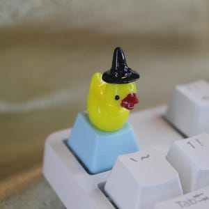Kawaii Duck Keycaps, Holiday Duck Keycaps, Rubber Duck Keycap 1pc - Etsy