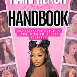 Hair Business Launch Ebook – Beauty Industry Guide (PLR, Digital Template)