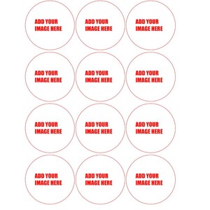 Cake and Cupcake Bundle Custom Edible Image Toppers