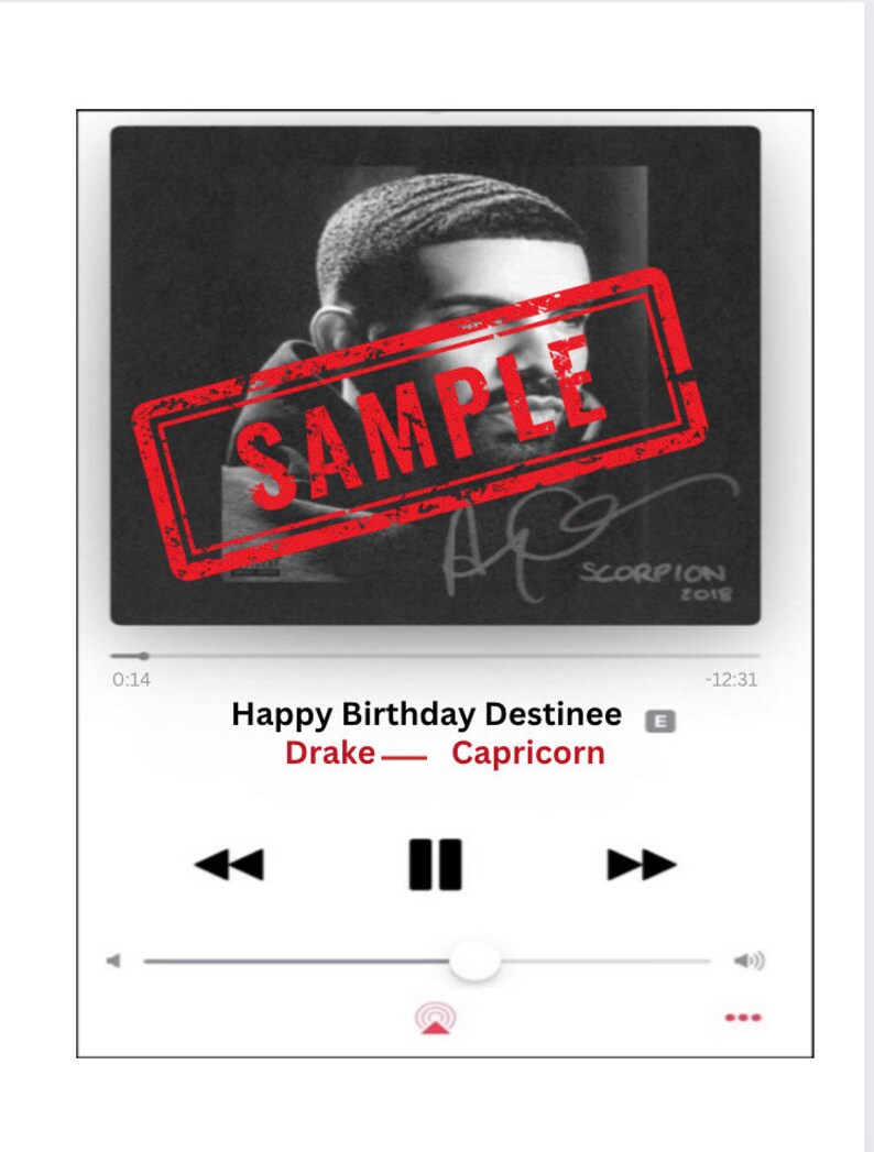 Drake Ratchet Happy Birthday Custom Edible Image Cake Topper - Etsy