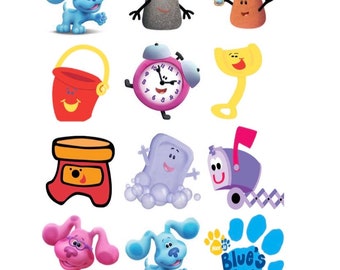 Adornos comestibles personalizados con imágenes de Blue and Friends