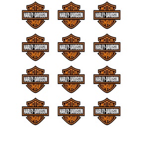 Harley Custom Edible Image Toppers