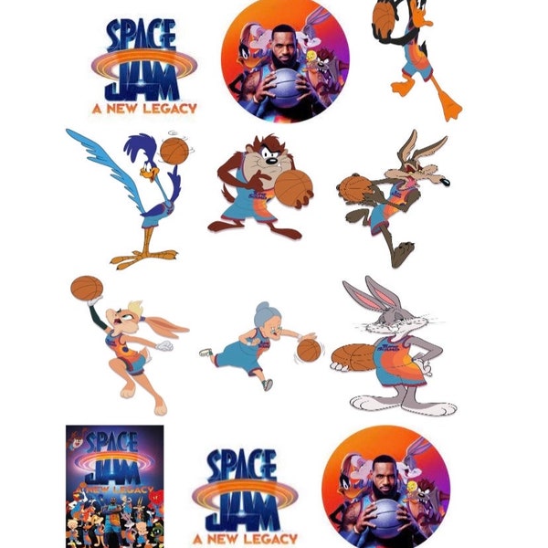 Space Jam  Custom Edible Image Toppers