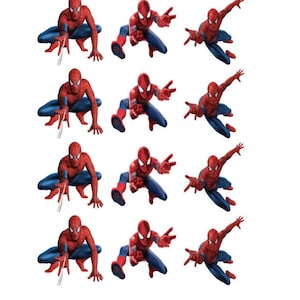 Spider Man aangepaste eetbare afbeelding Toppers