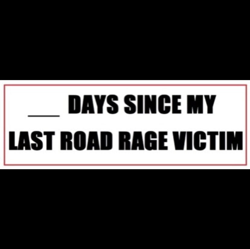 Road Rage Sticker 