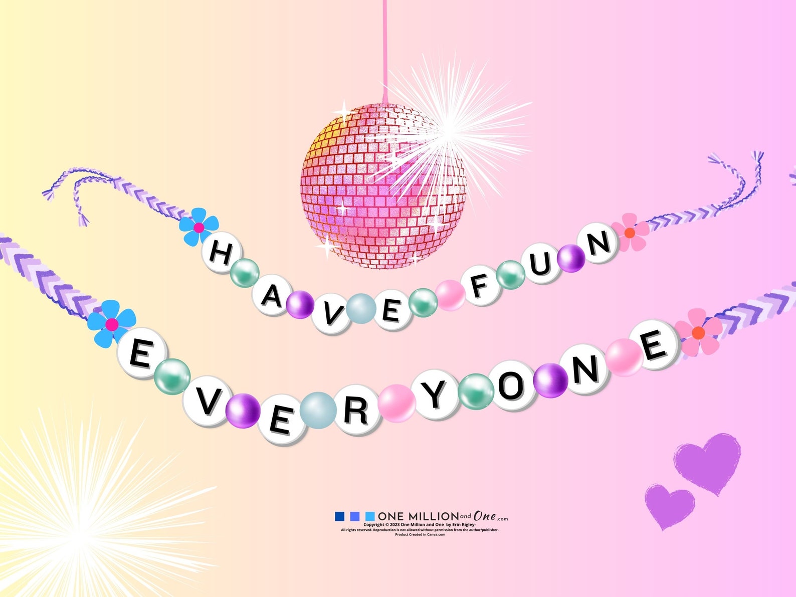 Friendship Bracelet Bulletin Board Kit Alphabet Beads Classroom Decorations Bulletin Board