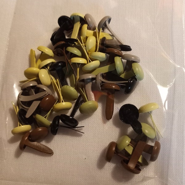 Tiny Brads Paper Etsy
