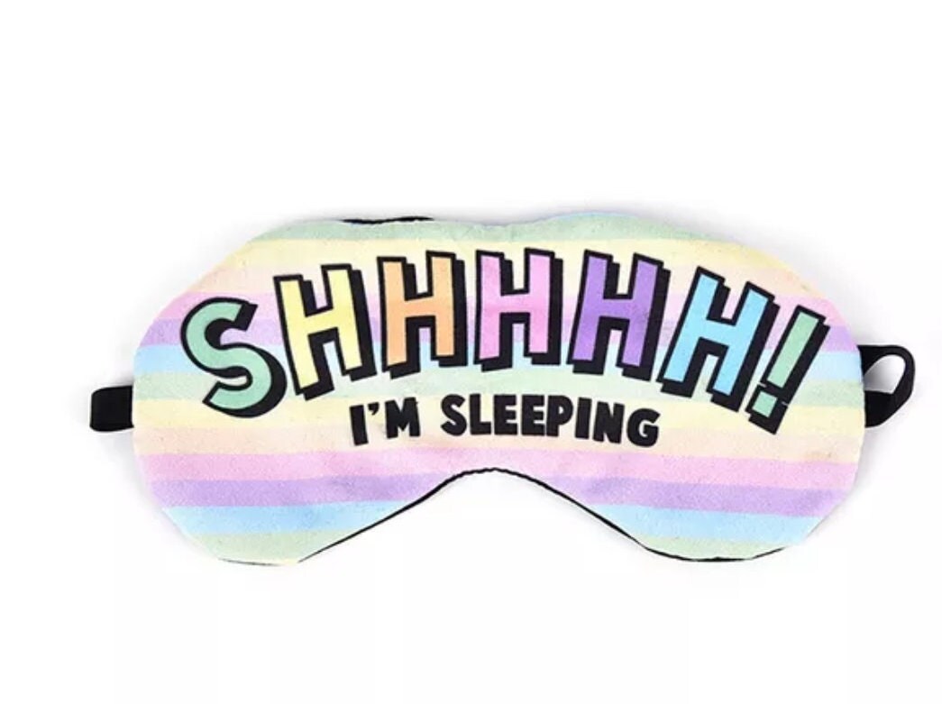 Novelty Eye Masks Sleep Gamer Nap Queen Travel Mask Blindfold Etsy UK