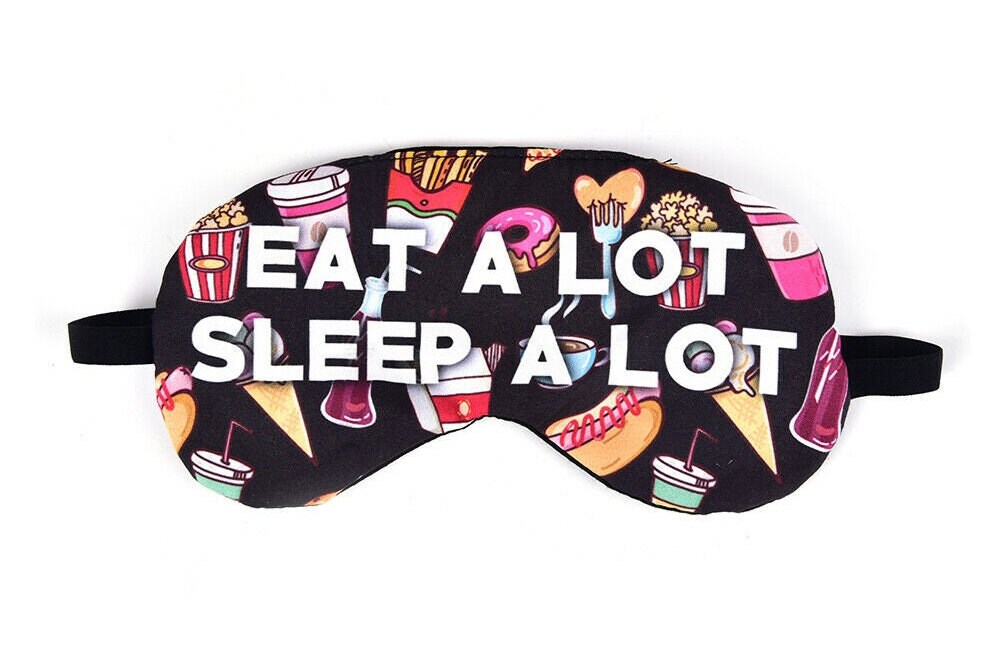 Novelty Eye Masks Sleep Gamer Nap Queen Travel Mask Blindfold Etsy UK