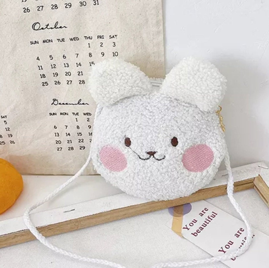 Fluffy Plush Cat Rabbit Bag Children's Kids Girls - Etsy UK