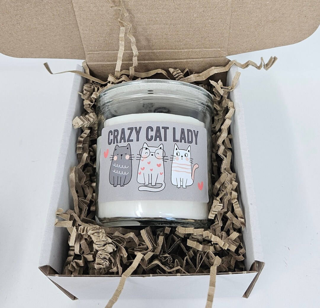 Cat Lover Cosy Cats Candle Hamper Gift Box Set for Owner Her Etsy UK