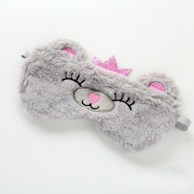Animal Eye Masks Fluffy Soft Sleep Mask Tavel Nap Rest Etsy UK