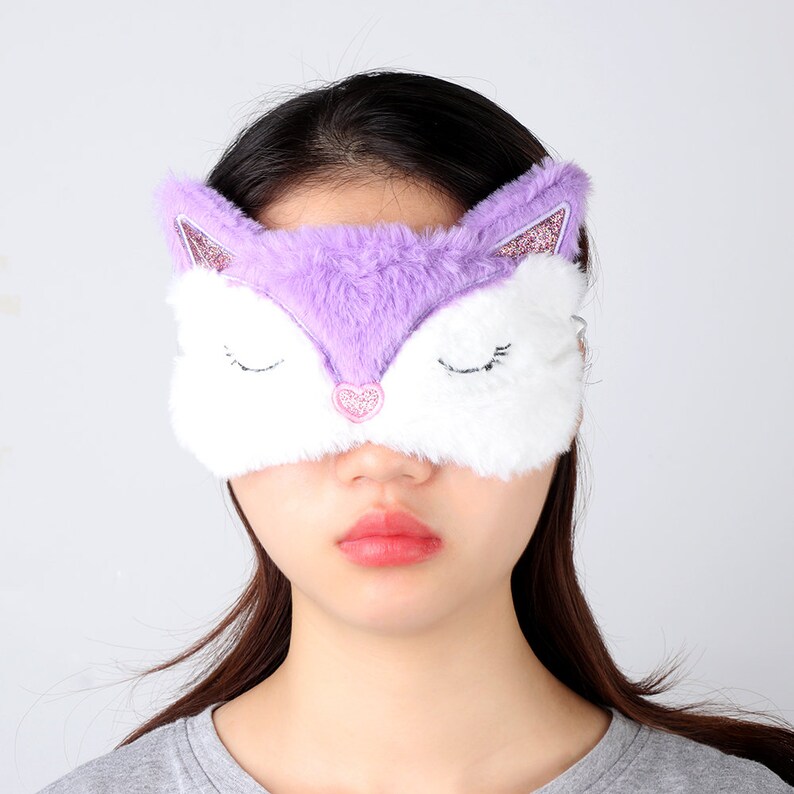 Animal Eye Masks Fluffy Soft Sleep Mask Tavel Nap Rest Etsy UK