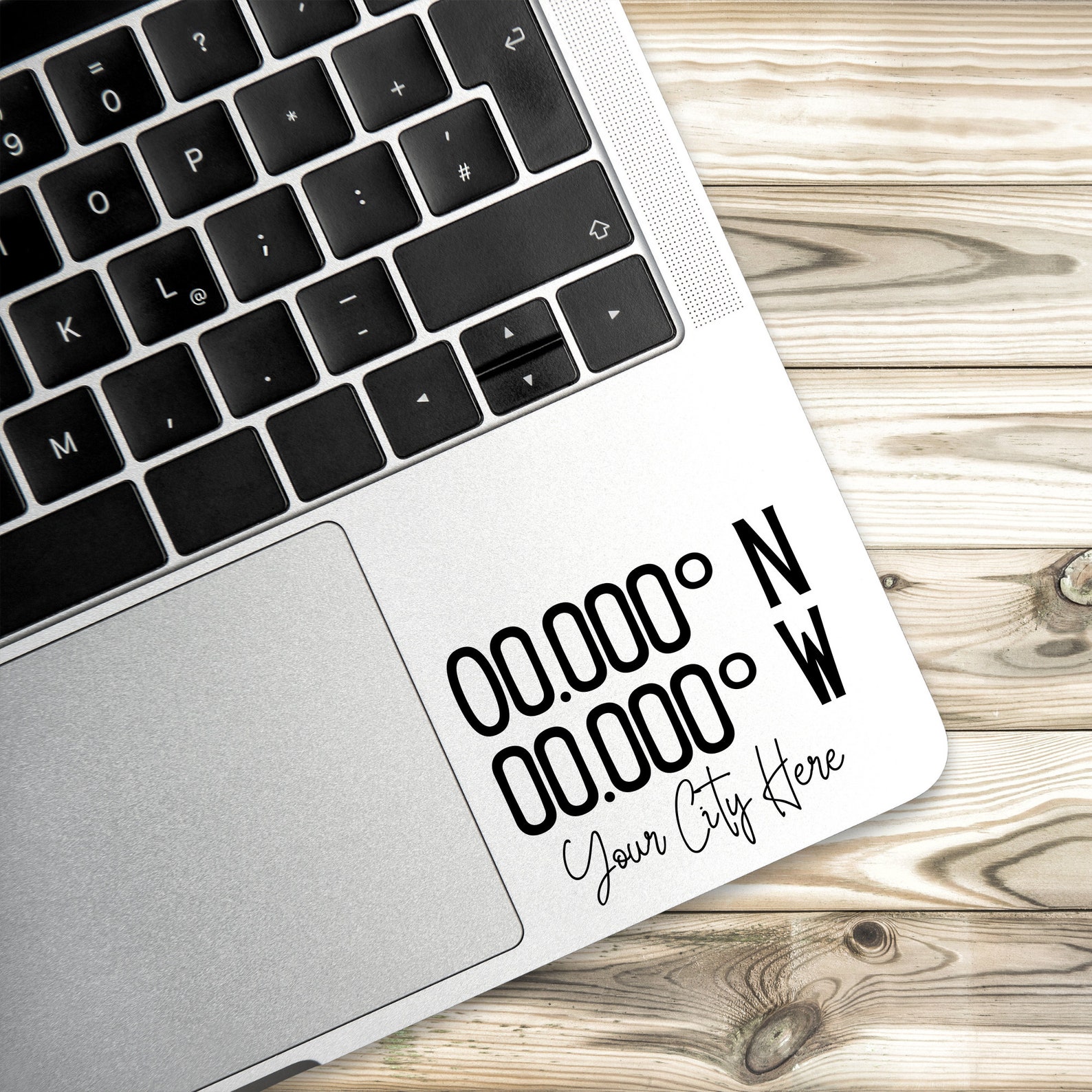 Custom City Coordinate Sticker | Personalized Location | Latitude ...